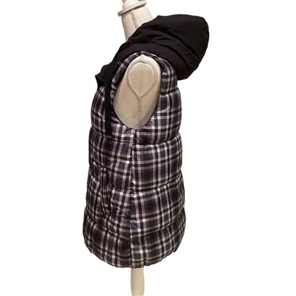 Treasure & Bond Reversible Check Puffer Ski Vest Oversized XS NWT - Picture 8 of 14